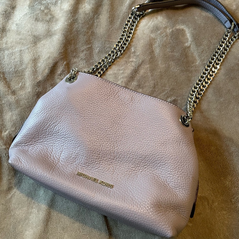 Michael Kors lavender slouchy purse
